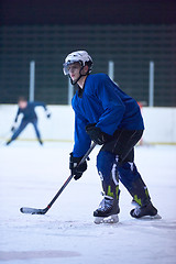 Image showing ice hockey player in action