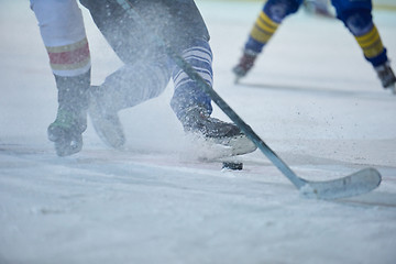 Image showing ice hockey player in action