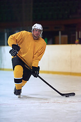 Image showing ice hockey player in action