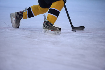 Image showing ice hockey player in action