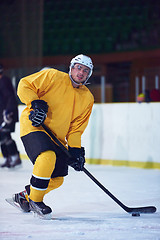 Image showing ice hockey player in action