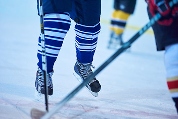 Image showing ice hockey sport players