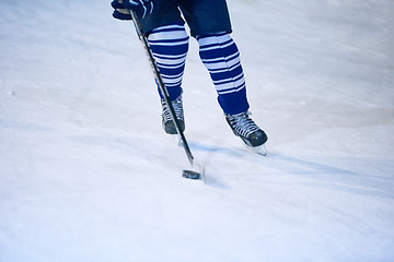 Image showing ice hockey player in action