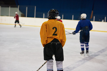 Image showing ice hockey sport players