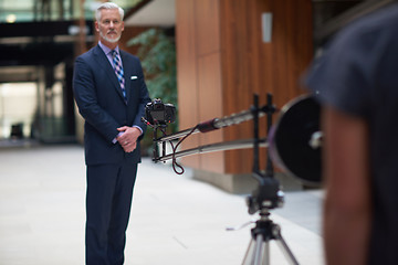 Image showing senior business man portrait