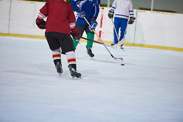 Image showing ice hockey sport players