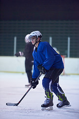 Image showing ice hockey player in action