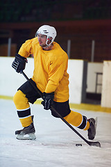 Image showing ice hockey player in action