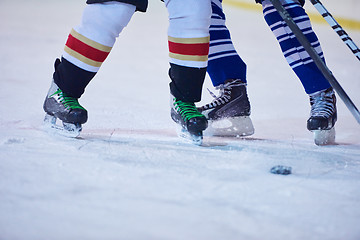 Image showing ice hockey sport players