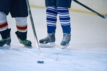 Image showing ice hockey sport players