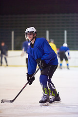 Image showing ice hockey player in action