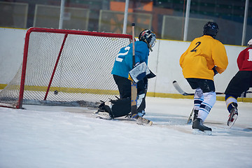 Image showing ice hockey sport players