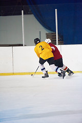 Image showing ice hockey player in action