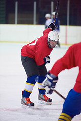 Image showing ice hockey sport players