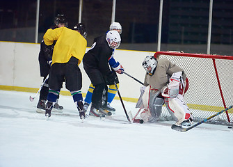 Image showing ice hockey player in action