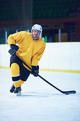 Image showing ice hockey player in action