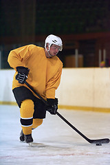 Image showing ice hockey player in action