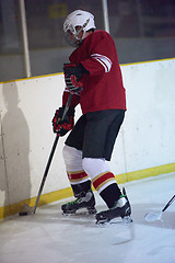 Image showing ice hockey player in action