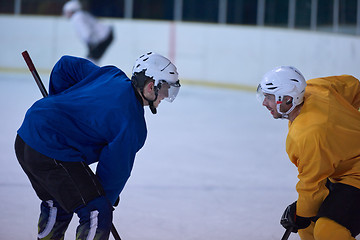 Image showing ice hockey sport players