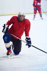 Image showing ice hockey player in action