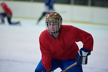 Image showing ice hockey player in action