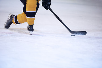 Image showing ice hockey player in action