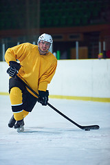 Image showing ice hockey player in action