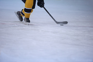 Image showing ice hockey player in action