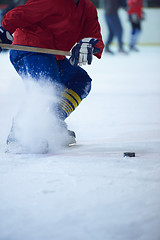 Image showing ice hockey player in action