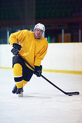 Image showing ice hockey player in action