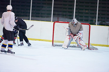 Image showing ice hockey player in action