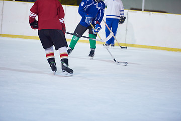 Image showing ice hockey sport players