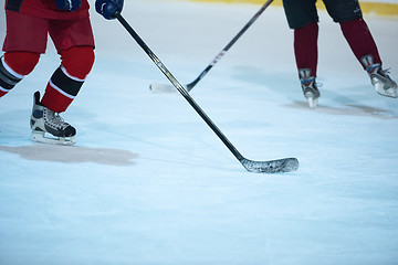 Image showing ice hockey player in action