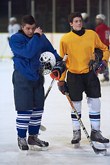 Image showing ice hockey sport players