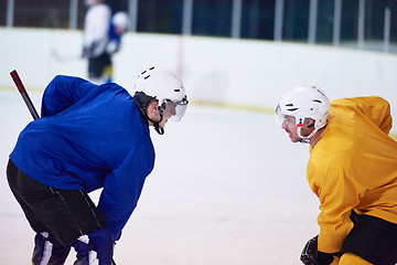 Image showing ice hockey sport players