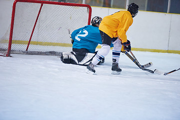 Image showing ice hockey sport players