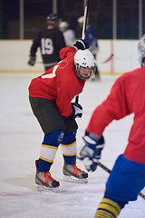 Image showing ice hockey sport players