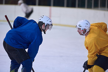 Image showing ice hockey sport players