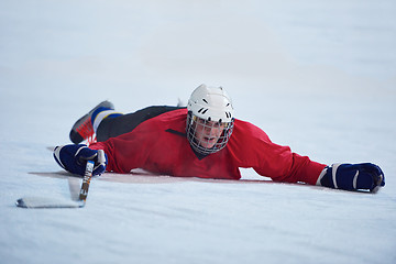 Image showing ice hockey player in action