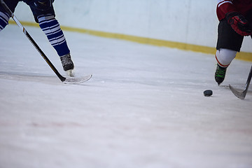 Image showing ice hockey player in action