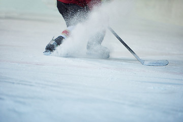 Image showing ice hockey player in action