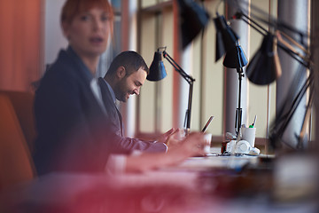 Image showing business people group at office