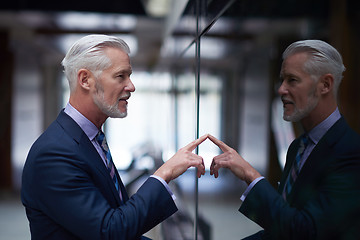 Image showing senior business man portrait