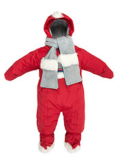 Image showing Childrens snowsuit fall