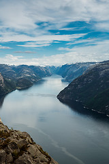 Image showing Preikestolen or Prekestolen