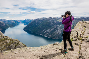 Image showing Nature photographer