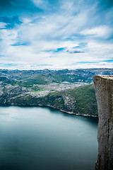 Image showing Preikestolen or Prekestolen