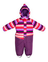 Image showing Childrens snowsuit fall