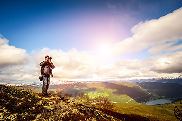 Image showing Nature photographer