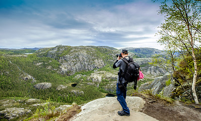 Image showing Nature photographer